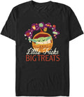 STAR WARS Tall Mandalorian Big Treats Men's Tops Short Sleeve Tee Shirt T-Shirt | Aesthetic Streetwear