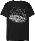 STAR WARS Big & Tall Light Speed Men's Tops Short Sleeve Tee Shirt T-Shirt | Best Seller