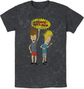Beavis and Butt-Head MTV-Beavis and Butthead Air Guitar Jam Young Men's Short Sleeve Tee Shirt T-Shirt | Trending 2025