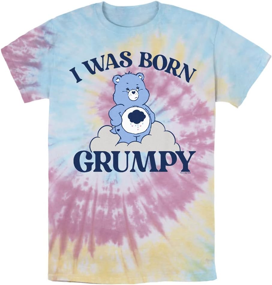 Fifth Sun Born Grumpy Young Men's Short Sleeve Tee Shirt T-Shirt | Best Seller