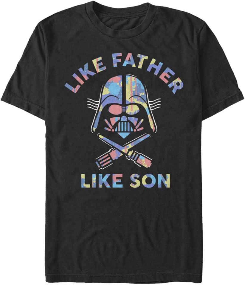 STAR WARS Like Father Men's Tops Short Sleeve Tee Shirt T-Shirt | Premium Quality