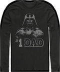 STAR WARS Numero Uno Men's Long Sleeve Tee T-Shirt | Aesthetic Streetwear