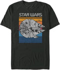 STAR WARS Falcon Colors Three Men's Tops Short Sleeve Tee Shirt T-Shirt | Premium Quality
