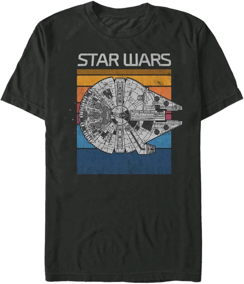 STAR WARS Falcon Colors Three Men's Tops Short Sleeve Tee Shirt T-Shirt | Premium Quality