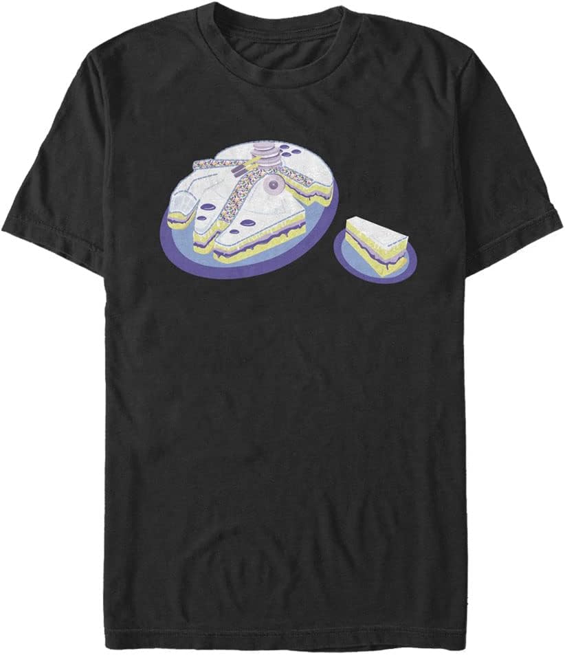 STAR WARS Falcon Cake Men's Tops Short Sleeve Tee Shirt T-Shirt | Trending 2025