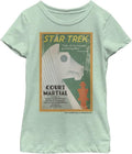 Fifth Sun Kids Star Trek The Original Series Court Martial Poster Girls Short Sleeve Tee Shirt T-Shirt | Premium Quality
