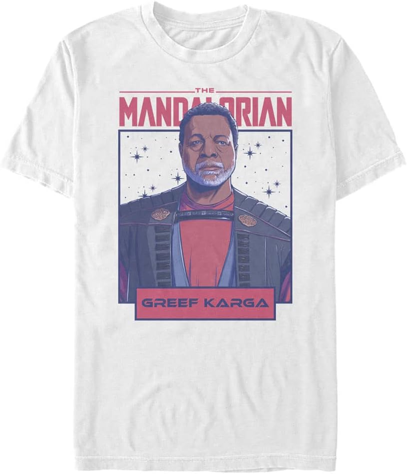 STAR WARS Mandalorian Greef Men's Tops Short Sleeve Tee Shirt T-Shirt | Trending 2025
