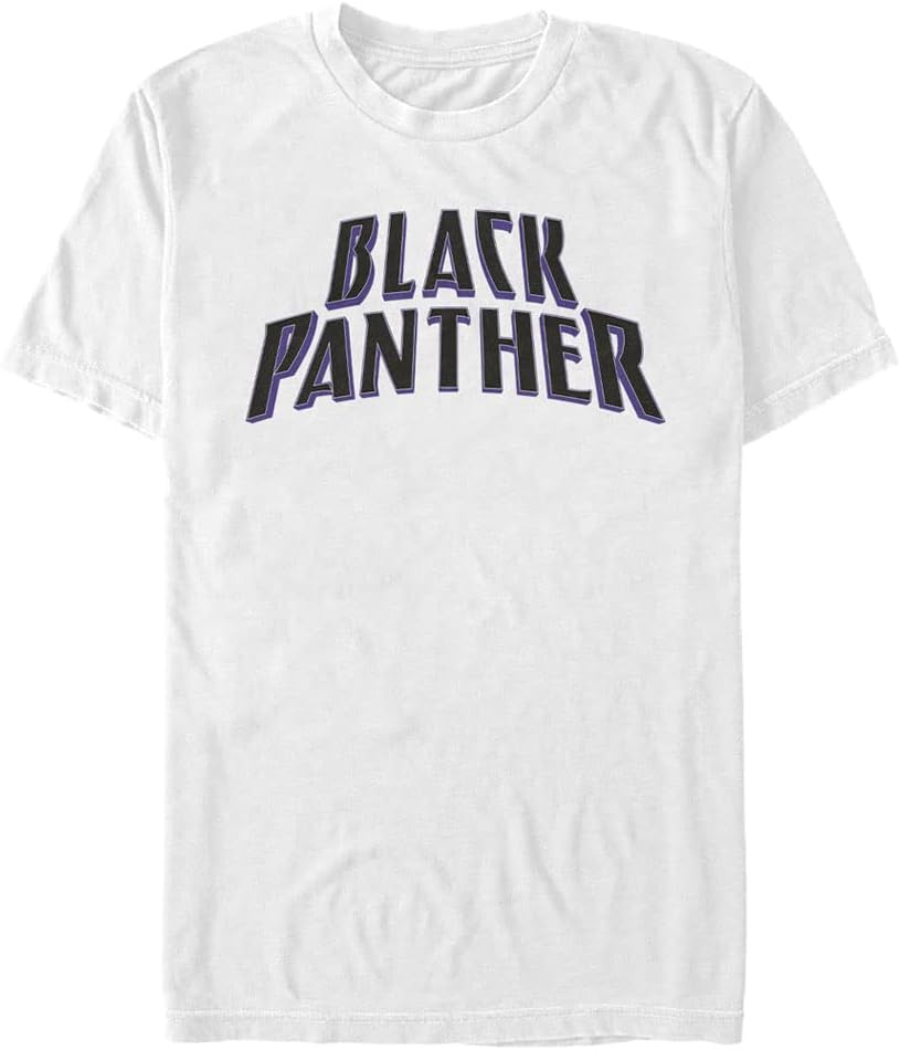 Marvel Big & Tall Classic Panther English Men's Tops Short Sleeve Tee Shirt T-Shirt | Premium Quality