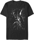 STAR WARS Big & Tall Vader in Space Men's Tops Short Sleeve Tee Shirt T-Shirt | Aesthetic Streetwear