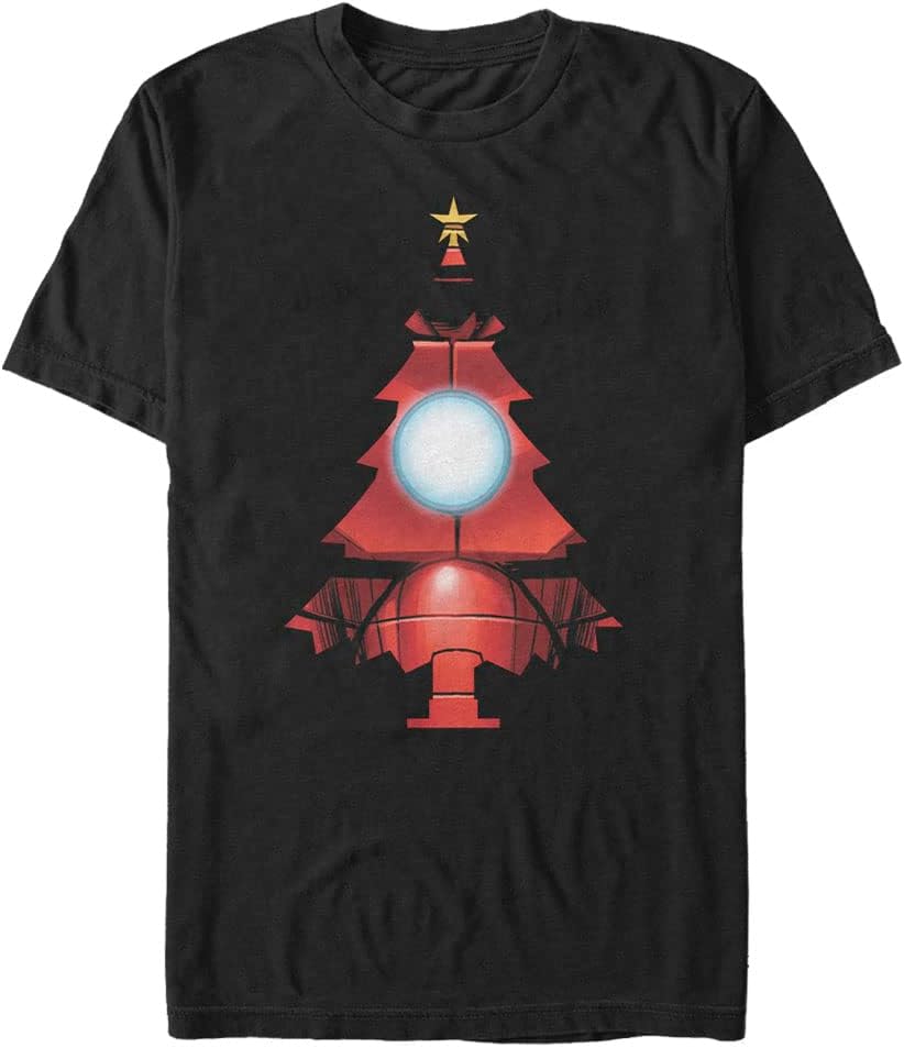 Marvel Big & Tall Avengers Classic Iron Tree Men's Tops Short Sleeve Tee Shirt, Black, 4X-Large T-Shirt | Aesthetic S...