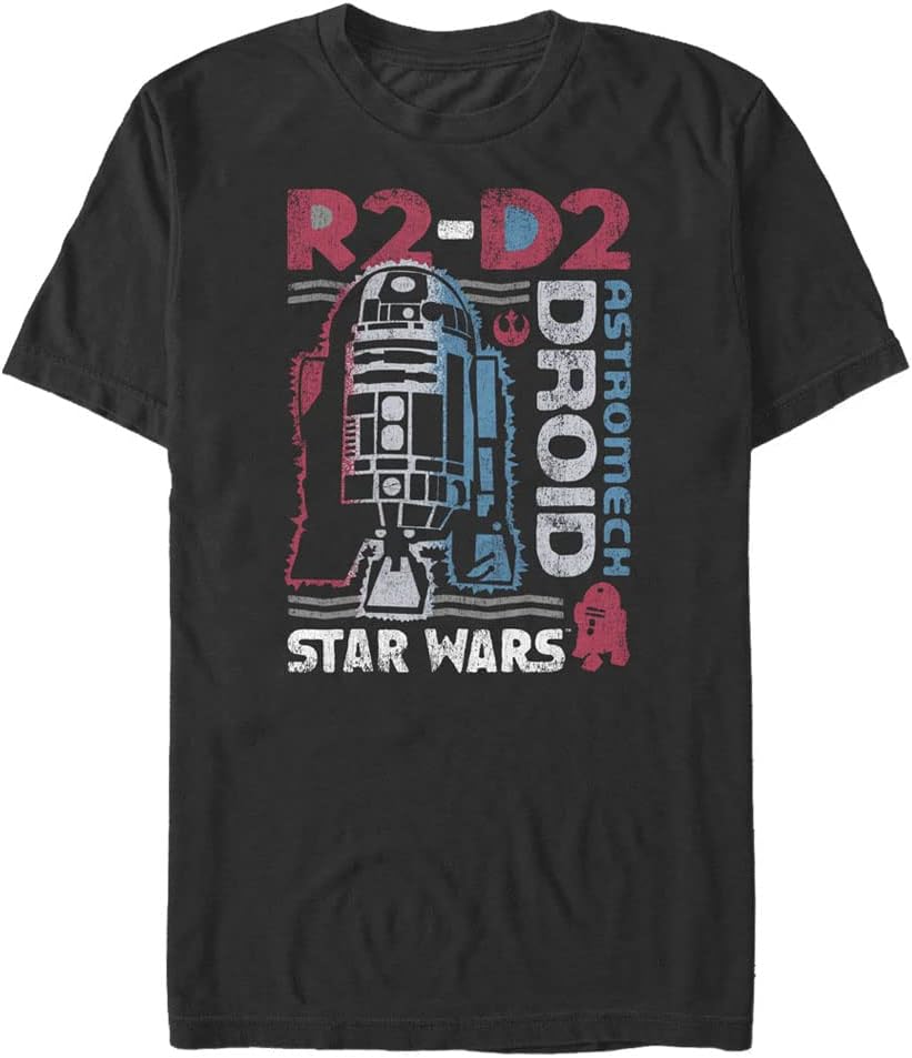 STAR WARS Big & Tall Backstreet Droid Men's Tops Short Sleeve Tee Shirt T-Shirt | Best Seller