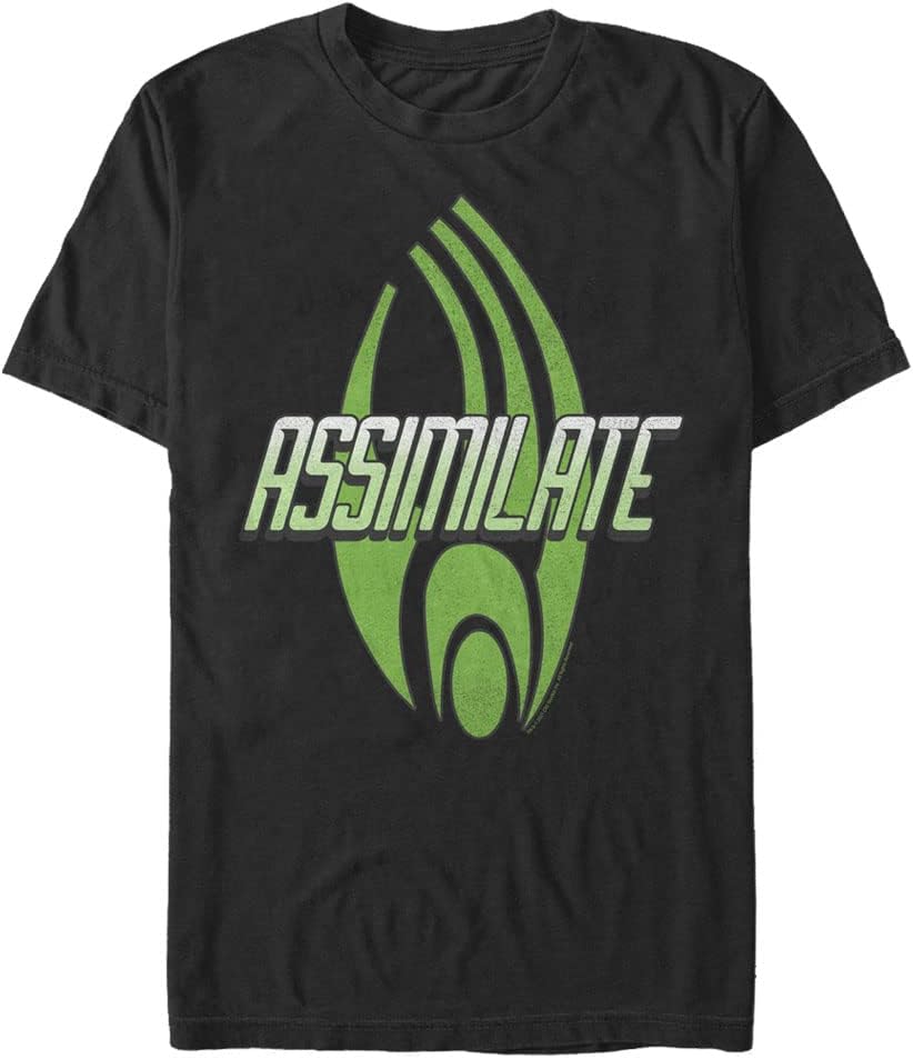 Star Trek Men's Relaxed Fit Crew Neck Short-Sleeve Solid T-Shirt | Premium Quality