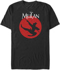 Disney Big & Tall Princesses Mulan Warrior Men's Tops Short Sleeve Tee Shirt T-Shirt | Premium Quality