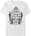 STAR WARS Big & Tall Mandalorian Planchette Child Men's Tops Short Sleeve Tee Shirt T-Shirt | US Viral Style