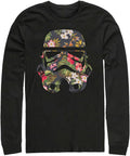 STAR WARS Big & Tall Men's Storm Flowers Tops Long Sleeve Tee Shirt T-Shirt | Aesthetic Streetwear