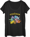 Pokemon Womens Gotta Catch Eeveelutions Apparel | Aesthetic Streetwear