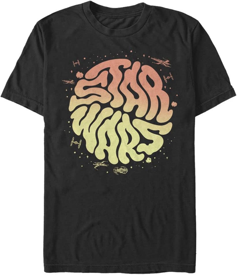 STAR WARS Celestial Psychedelic Men's Tops Short Sleeve Tee Shirt T-Shirt | Best Seller