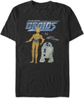 STAR WARS R2 and C3po Men's Tops Short Sleeve Tee Shirt T-Shirt | Best Seller