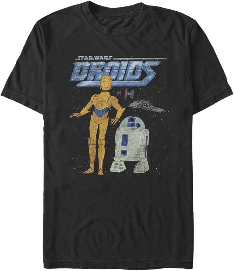 STAR WARS R2 and C3po Men's Tops Short Sleeve Tee Shirt T-Shirt | Best Seller