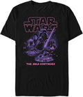 STAR WARS Mens Saga Continues Men's Tops Short Sleeve Tee Shirt T-Shirt | US Viral Style