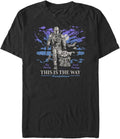 STAR WARS Mandalorian Galaxy Men's Tops Short Sleeve Tee Shirt T-Shirt | US Viral Style