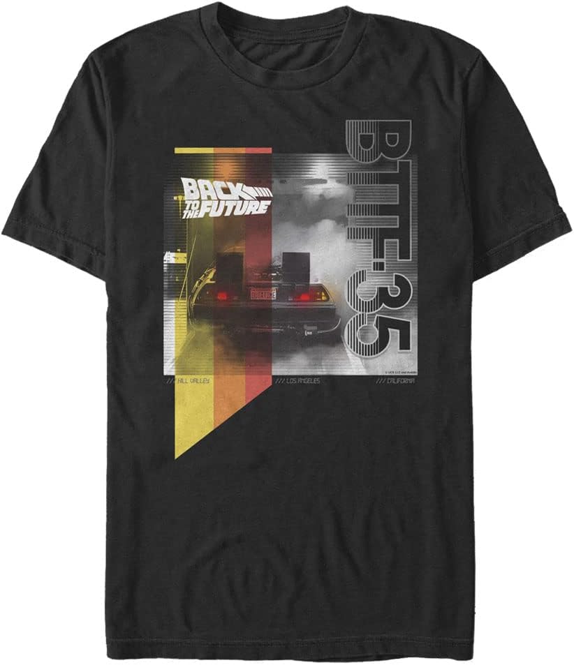 Back To The Future Men's Big & Tall Bttfsmoke Apparel | Aesthetic Streetwear
