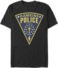 Stranger Things Men's Big & Tall Hawkins Police Seal Apparel | Best Seller