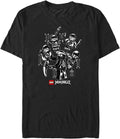 Fifth Sun Mens Lego Ninjago Ninja Group Young Men's Short Sleeve Tee ShirtT-Shirt T-Shirt | Aesthetic Streetwear
