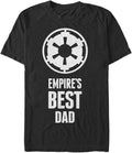 STAR WARS Big & Tall Empire's Best Dad Men's Tops Short Sleeve Tee Shirt T-Shirt | Aesthetic Streetwear