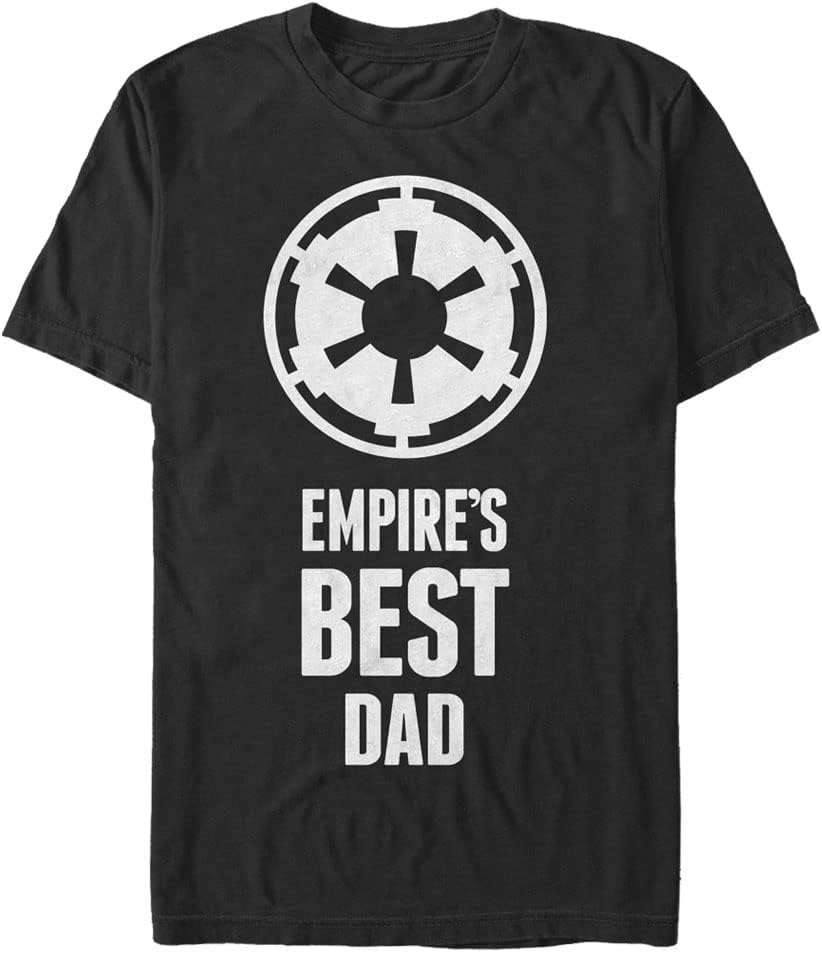 STAR WARS Big & Tall Empire's Best Dad Men's Tops Short Sleeve Tee Shirt T-Shirt | Aesthetic Streetwear