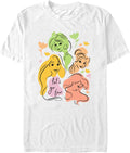 Disney Big & Tall Abstract Princesses Men's Tops Short Sleeve Tee Shirt T-Shirt | Best Seller
