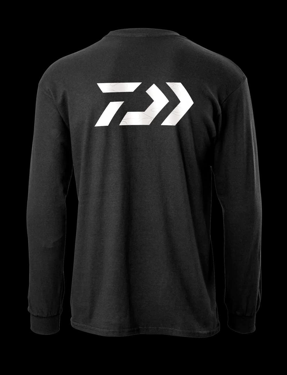 Daiwa D-VEC Black Print Long Sleeve T-Shirt White M T-Shirt | Trending 2025