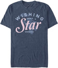 Disney Pinocchio Wishing On A Star Men's Tops Short Sleeve Tee Shirt, Navy Blue Heather, 4X-Large Big Tall T-Shirt | ...