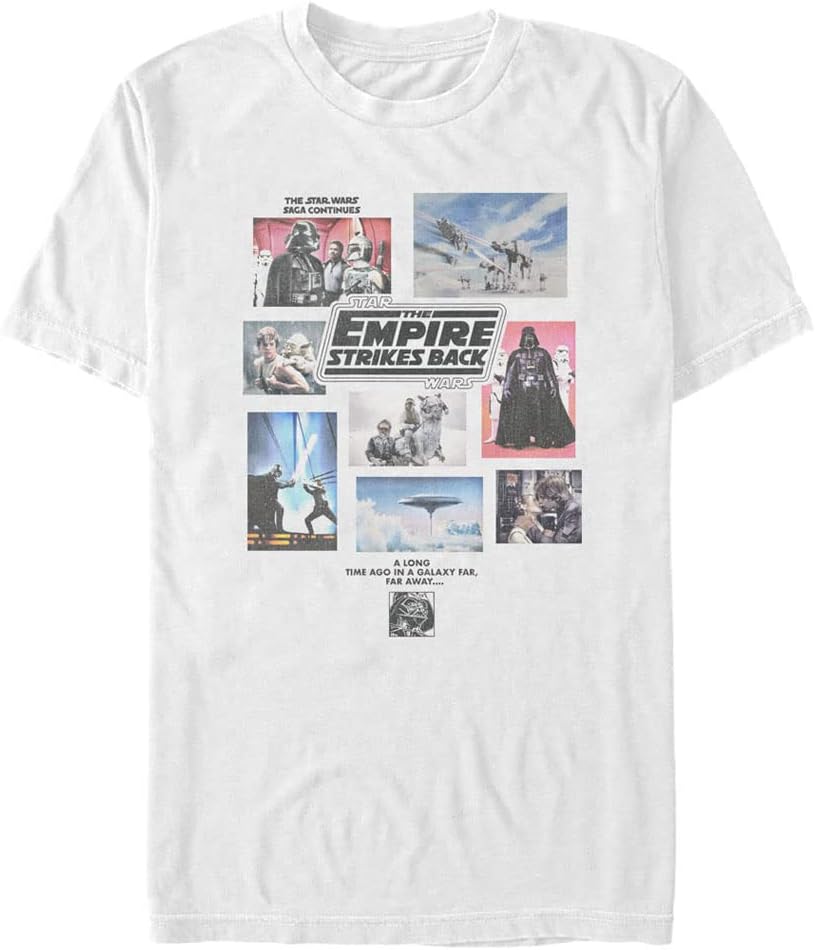STAR WARS Big & Tall Empire Scrapbook Men's Tops Short Sleeve Tee Shirt T-Shirt | Aesthetic Streetwear