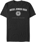 Star Trek Men's Musk Junior High White Crest Apparel | Aesthetic Streetwear