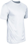 Champro Men's Standard Vision Lightweight Polyester T-Shirt Jersey, White, Adult Large T-Shirt | Trending 2025