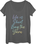 Women's Chin UP Buy The Yarn Scoop Neck Yarn Supply | Trending 2025 | Customer Favorite