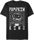 Disney Big & Tall The Nightmare Before Christmas Pumpkin King Men's Tops Short Sleeve Tee Shirt T-Shirt | Best Seller