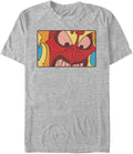 Disney Big & Tall Villains Angry Hades Men's Tops Short Sleeve Tee Shirt T-Shirt | Aesthetic Streetwear