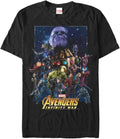 Marvel Big & Tall Overload Poster Men's Tops Short Sleeve Tee Shirt T-Shirt | Premium Quality