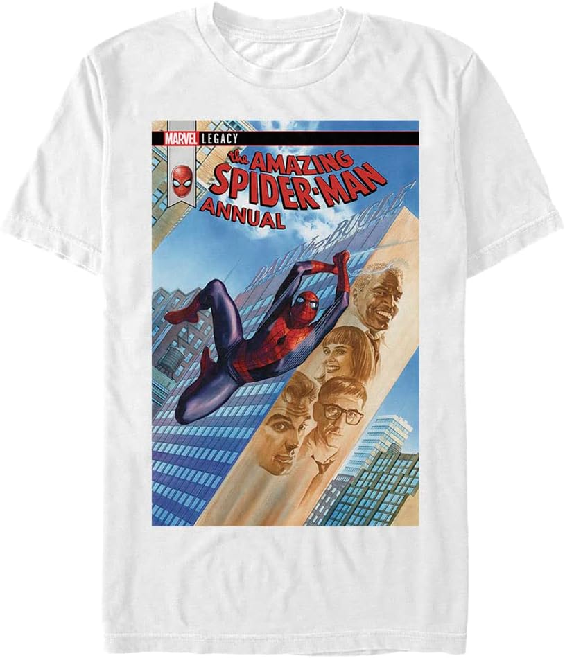 Marvel Big & Tall Classic Smiling Faces Feb18 Men's Tops Short Sleeve Tee Shirt T-Shirt | US Viral Style