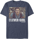 Jurassic Park Big & Tall Jurassic World Clever Girl Men's Tops Short Sleeve Tee Shirt T-Shirt | Trending 2025