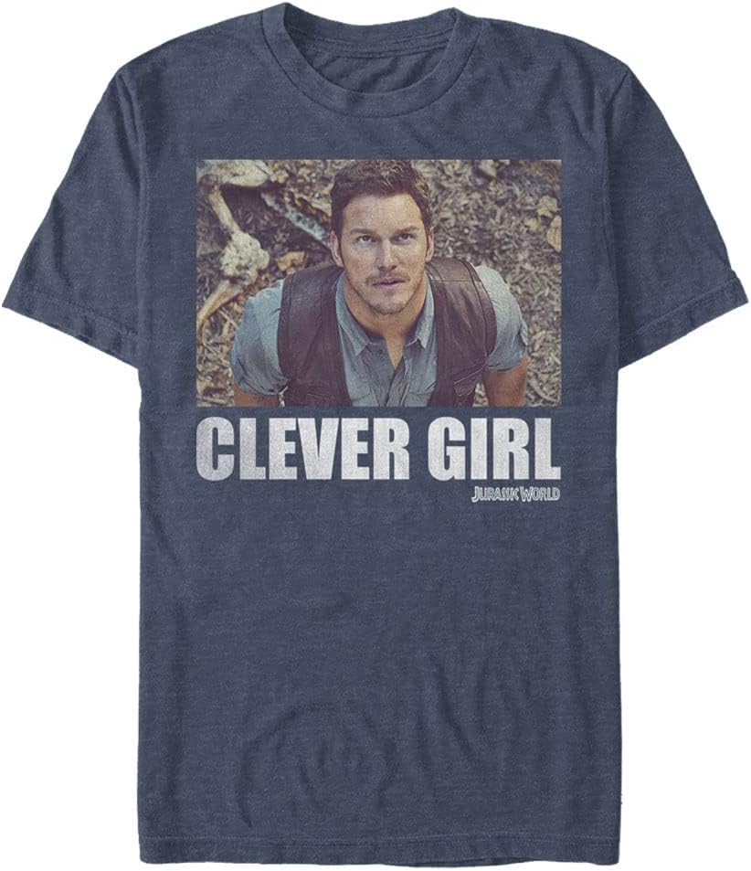 Jurassic Park Big & Tall Jurassic World Clever Girl Men's Tops Short Sleeve Tee Shirt T-Shirt | Trending 2025