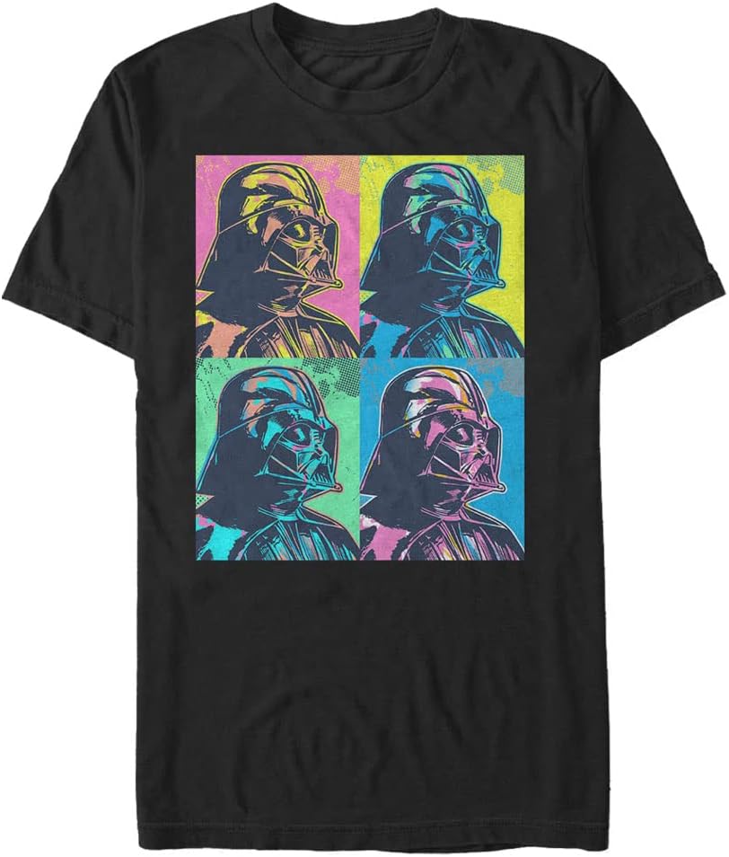 STAR WARS Big & Tall Vader Pop Men's Tops Short Sleeve Tee Shirt T-Shirt | Trending 2025