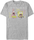 Nickelodeon Men's Big & Tall Low Key Bob, Athletic Heather, 4X-Large Tall Apparel | Best Seller