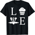 I Love Baking Funny Cupcake Muffin Baker for Men Women Kids T-Shirt T-Shirt | Trending 2025