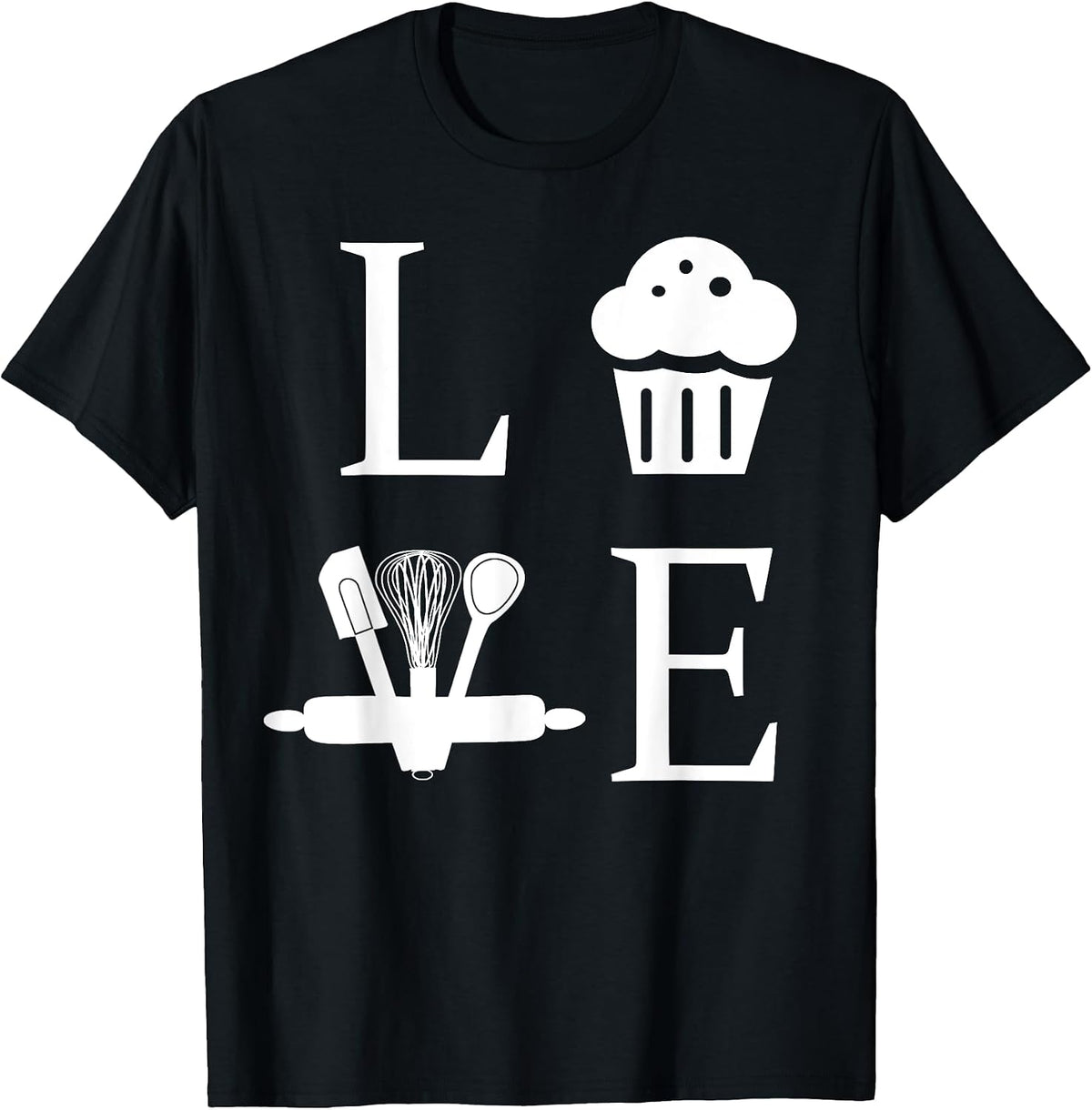 I Love Baking Funny Cupcake Muffin Baker for Men Women Kids T-Shirt T-Shirt | Trending 2025