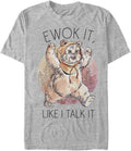 STAR WARS Big & Tall Ewok It Men's Tops Short Sleeve Tee Shirt T-Shirt | Premium Quality