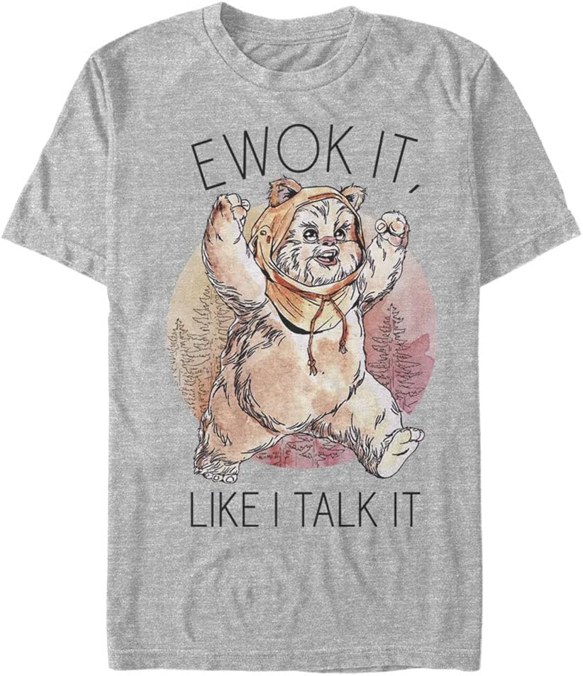 STAR WARS Big & Tall Ewok It Men's Tops Short Sleeve Tee Shirt T-Shirt | Premium Quality