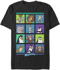 Fifth Sun Big & Tall Madagascar Group Boxup Men's Tops Short Sleeve Tee Shirt T-Shirt | Best Seller